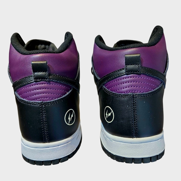 Nike Dunk Hi Fragment Design Wine/Black/White Sz 11.5 US New Shoes W/Damaged Box - Picture 11 of 16